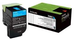 Lexmark CS310-70C80C0 Mavi Orjinal Toner - Lexmark
