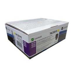 Lexmark CS720-74C5SY0 Sarı Orjinal Toner - Lexmark