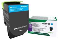 Lexmark CX317-71B50C0 Mavi Orjinal Toner - Lexmark