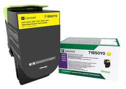 Lexmark CX317-71B50Y0 Sarı Orjinal Toner - Lexmark