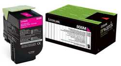 Lexmark CX410-80C80M0 Kırmızı Orjinal Toner - Lexmark