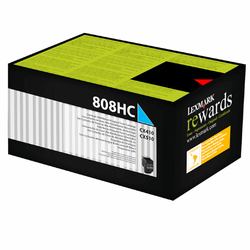 Lexmark CX410-80C8HC0 Mavi Orjinal Toner Y.K 