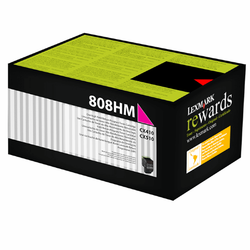 Lexmark CX410-80C8HM0 Kırmızı Orjinal Toner Y.K - Lexmark