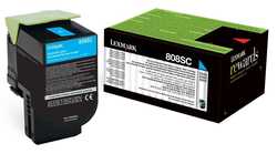 Lexmark CX410-80C8SC0 Orjinal Mavi Toner Y.K - Lexmark