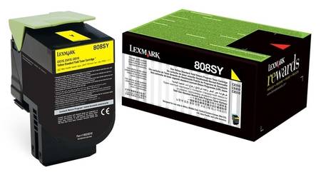 Lexmark CX410-80C8SY0 Orjinal Sarı Toner Y.K - 1
