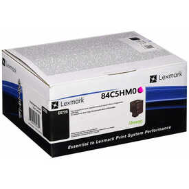 Lexmark CX725-84C5HM0 Yüksek Kapasiteli Kırmızı Orjinal Toner - Lexmark