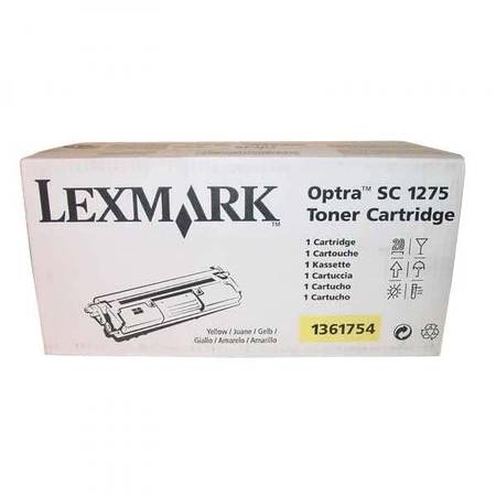 Lexmark SC 1275-1361754 Orjinal Sarı Toner - 1