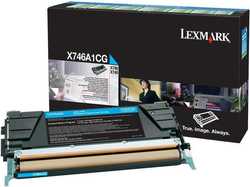 Lexmark X746-X746A1CG Mavi Orjinal Toner - Lexmark