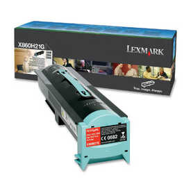 Lexmark X860H21G Siyah Orjinal Toner - Lexmark