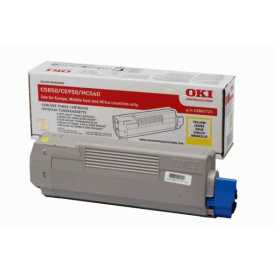 OKI C5850 43865721 Sarı Orjinal Toner - Oki