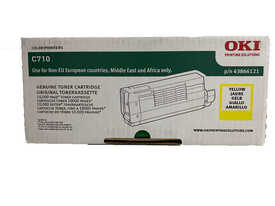 OKI 43866121 Sarı Orjinal Toner C710 - Oki