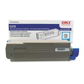 OKI 44315303 Mavi Orjinal Toner C610 - Oki