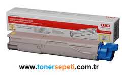 Oki C3300-43459345 Sarı Orjinal Toner Y.K. - Oki