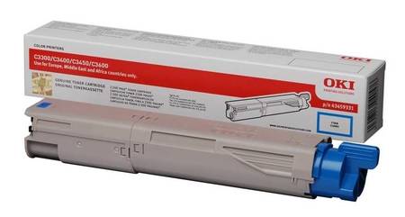 Oki C3300-43459347 Mavi Orjinal Toner Y.K. - 1