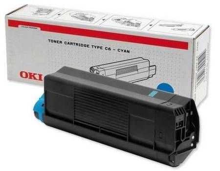 Oki C5100-42127490 Mavi Orjinal Toner - 1