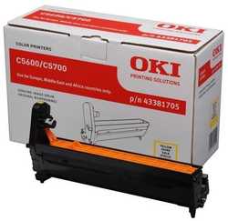 Oki C5600-43381705 Orjinal Sarı Drum Ünitesi 