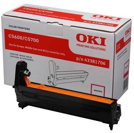 Oki C5600-43381706 Orjinal Kırmızı Drum Ünitesi - 1