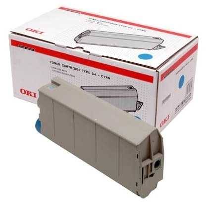 Oki C7100-41963085 Mavi Orjinal Toner - 1