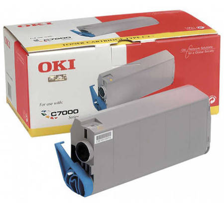 Oki C7200-41304287 Mavi Orjinal Toner - 1