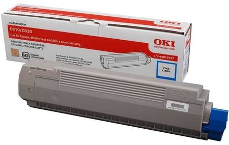 Oki C810-44059119 Orjinal Mavi Toner - 1