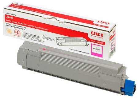 Oki C8600-43487722 Orjinal Kırmızı Toner - 1