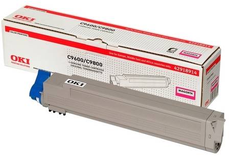 Oki C9600-42918962 Kırmızı Orjinal Toner - 1
