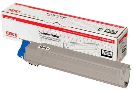 Oki C9600-42918964 Siyah Orjinal Toner - 1