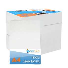 A4 Fotokopi Kağıdı 80 gr 1 Koli 5 Paket (2.500 Sayfa) - 