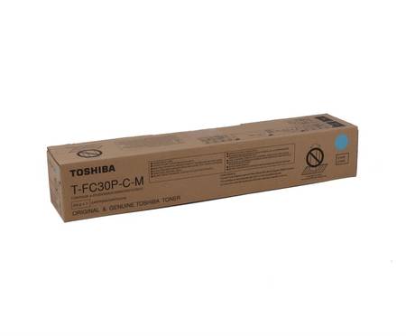 Toshiba T-FC30P-C Orjinal Mavi Toner - 1