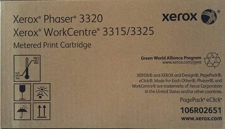 Xerox 3320-106R02651 Siyah Orjinal Toner - 1