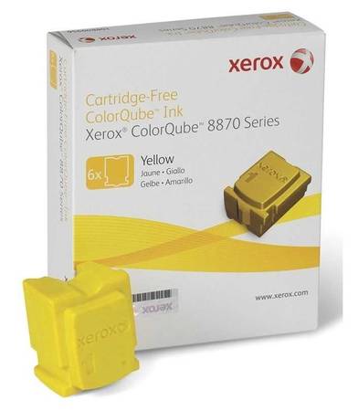 Xerox ColorQube 8870-108R00960 Orjinal Sarı Kartuş - 6'Lı - 1