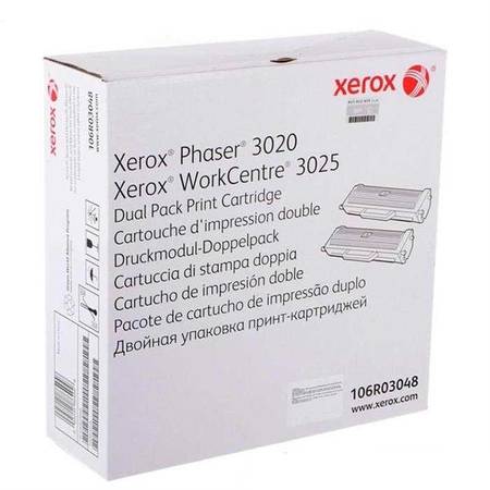 Xerox Phaser 3020-106R03048 Orjinal Toner 2li Paket - 1