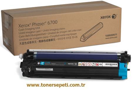 Xerox Phaser 6700-108R00971 Mavi Orjinal Drum Ünitesi - 1