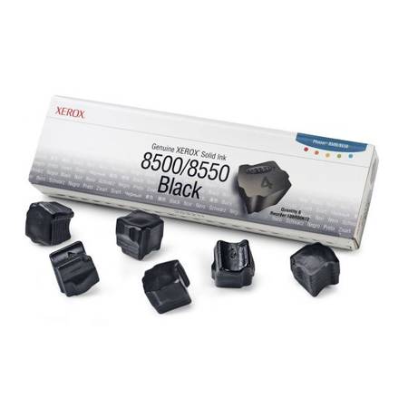 Xerox Phaser 8500-108R00672 Siyah Orjinal Kartuş - 6'Lı - 1