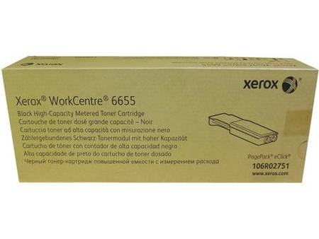 Xerox WorkCentre 6655-106R02751 Siyah Orjinal Toner - 1
